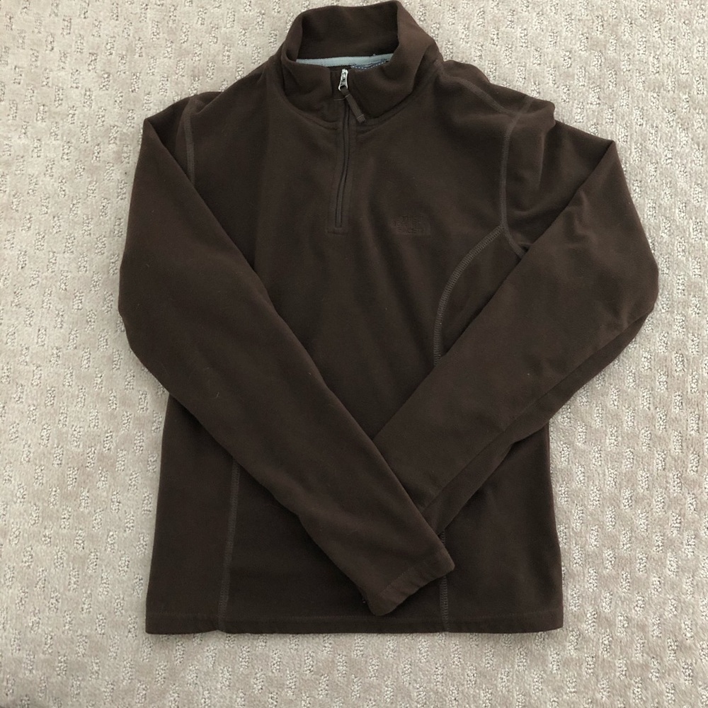 Brown fleece top